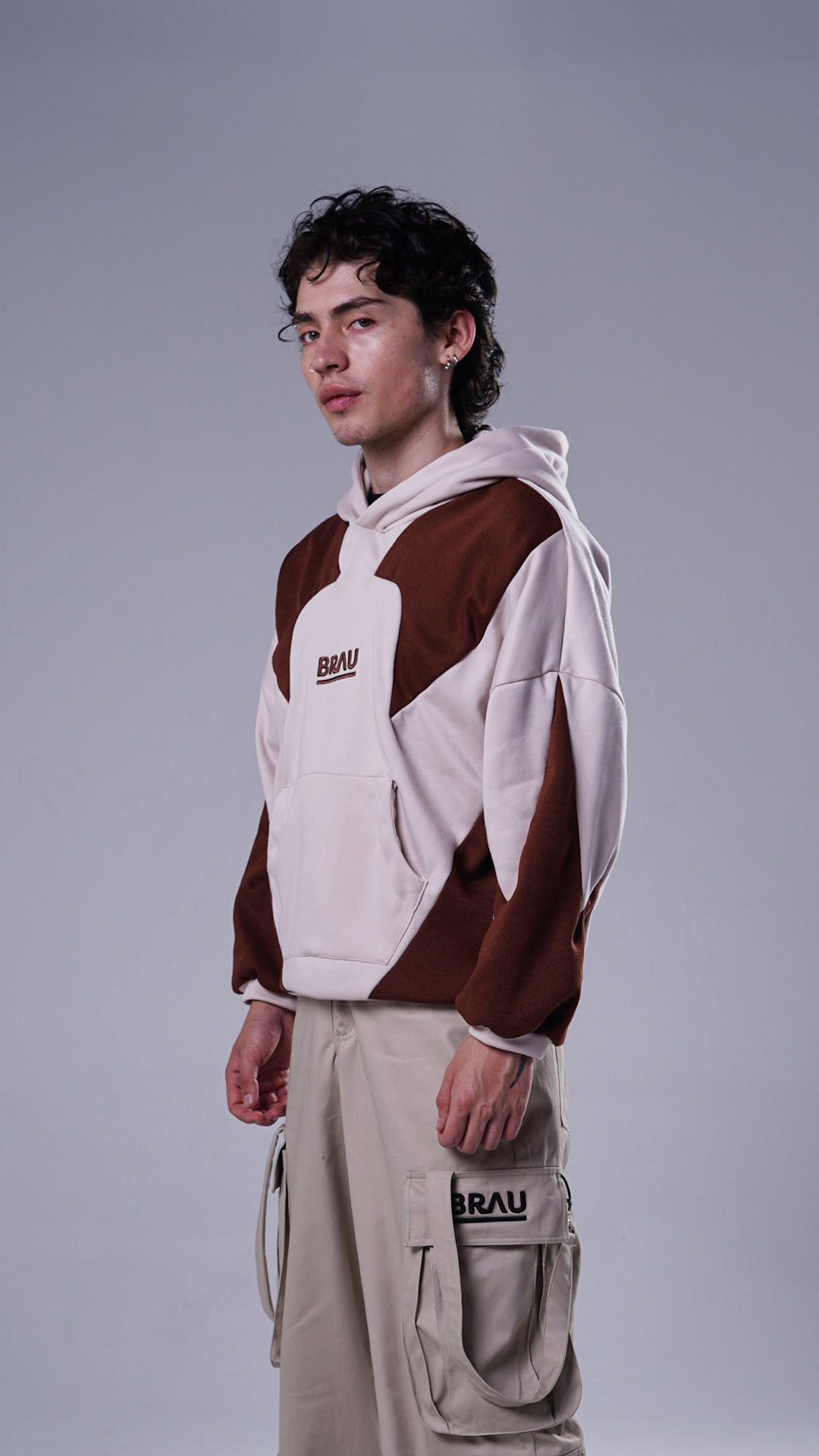 Boxy fit Hoddie A N S