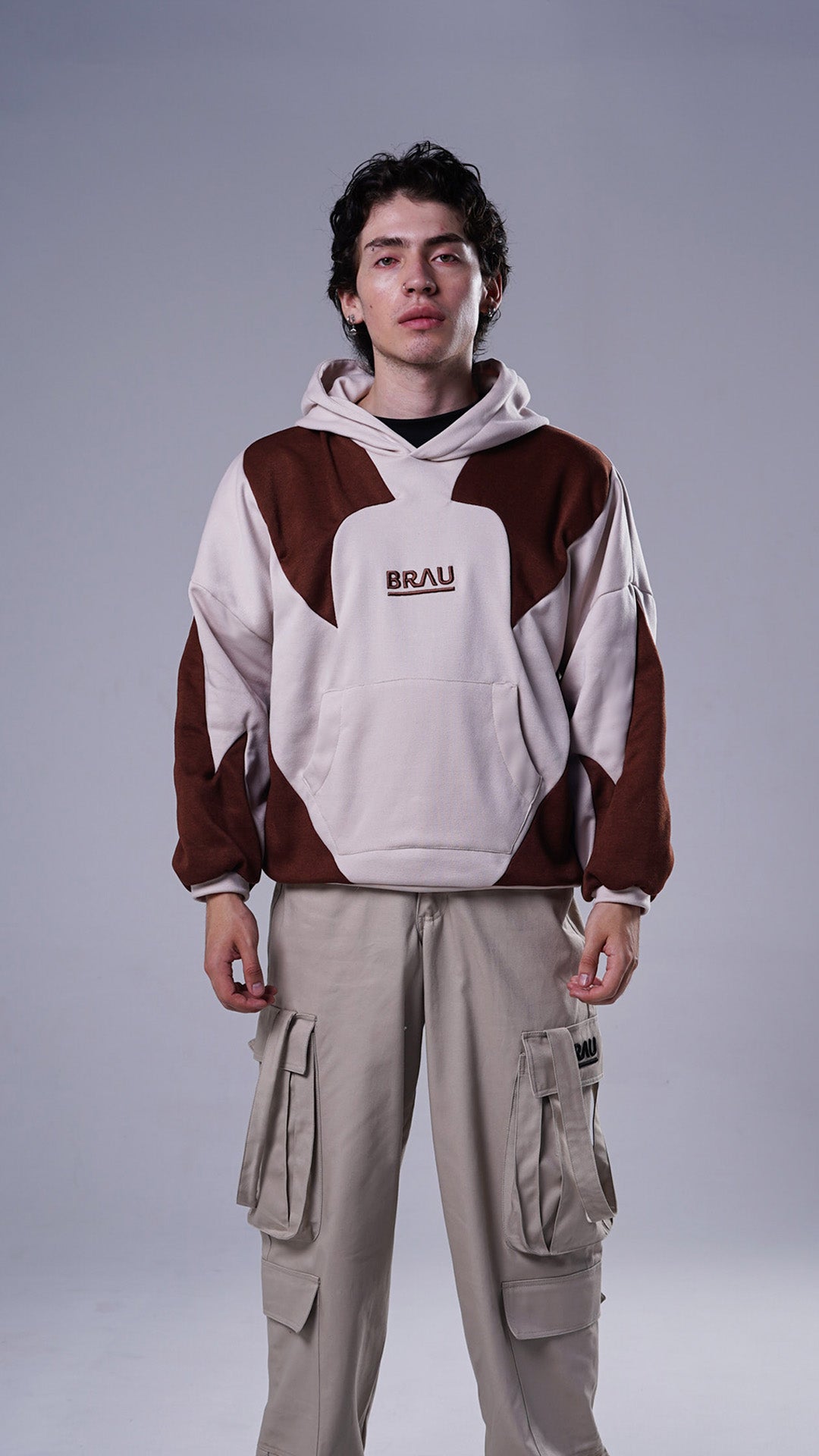 Boxy fit Hoddie A N S