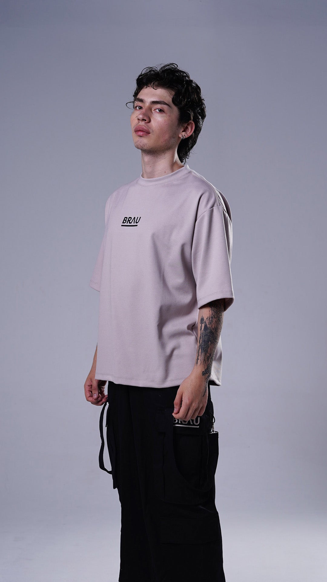 Boxy fit T-shirt A N S